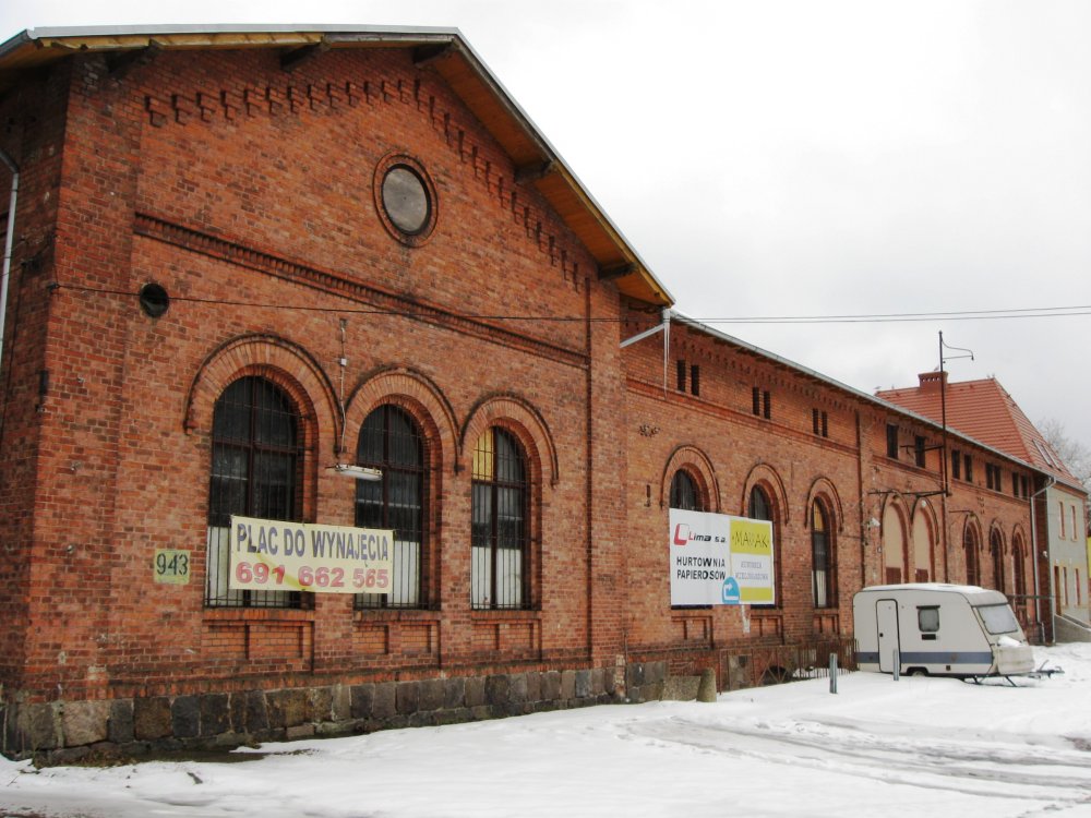 Der ehemalige Hauptbahnhof Swinemünde - Straßenseite